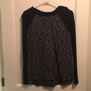Banana Republic dark baseball long sleeve
